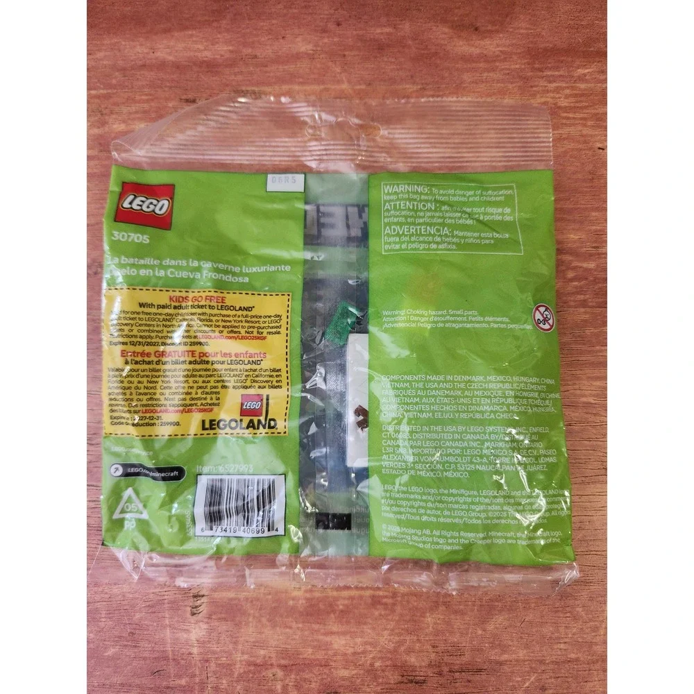 LEGO Minecraft The Lush Cave Fight 30705 Polybag 40 Pcs Building Toy Set NEW